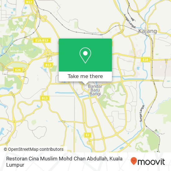 Restoran Cina Muslim Mohd Chan Abdullah map