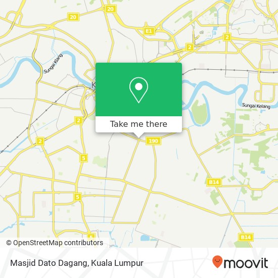 Masjid Dato Dagang map