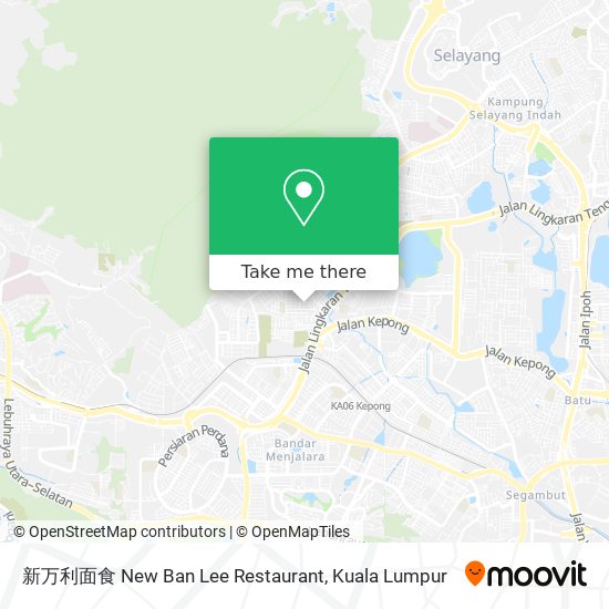 新万利面食 New Ban Lee Restaurant map