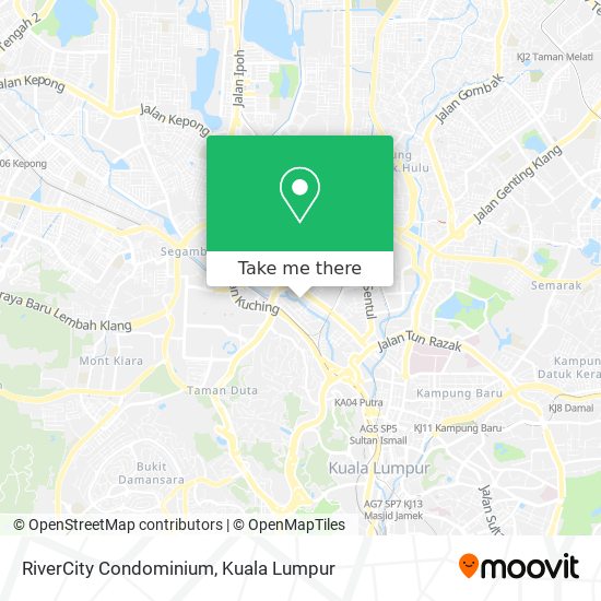 RiverCity Condominium map