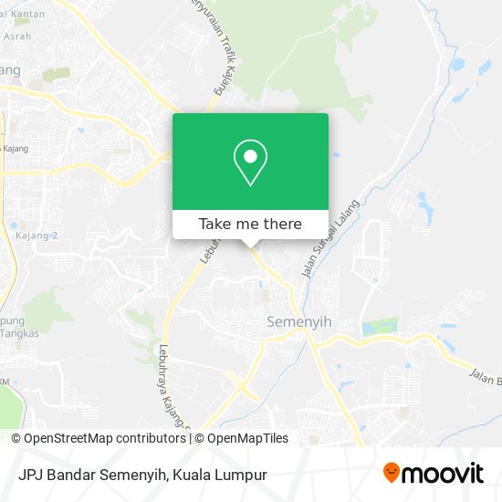 JPJ Bandar Semenyih map