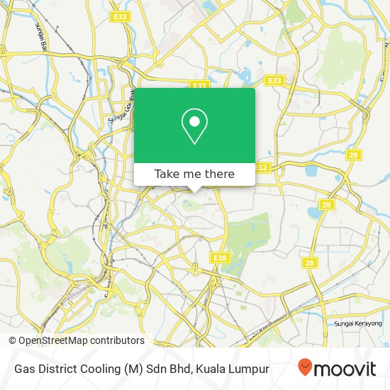 Gas District Cooling (M) Sdn Bhd map