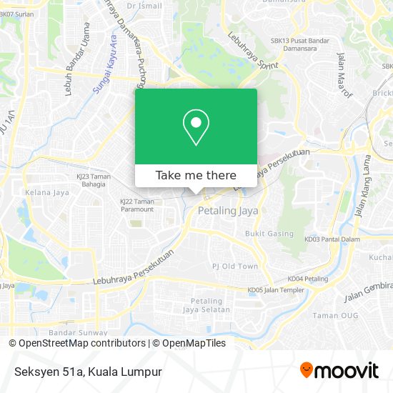 Seksyen 51a map