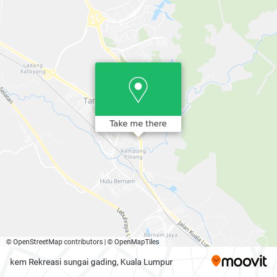 kem Rekreasi sungai gading map