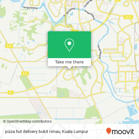 Peta pizza hut delivery bukit rimau