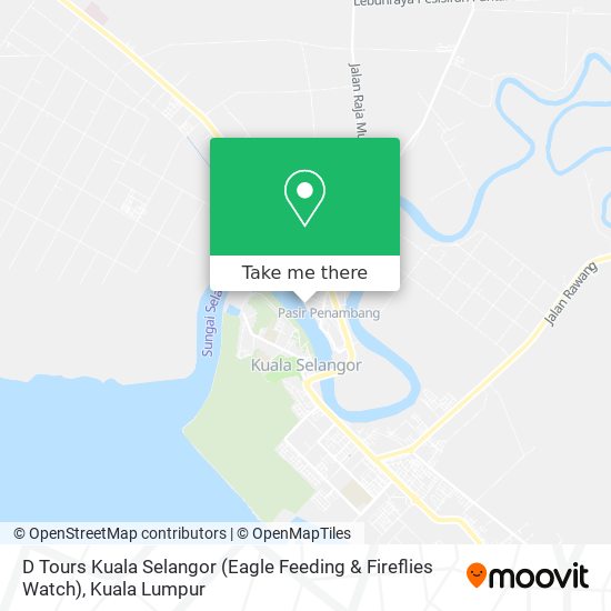 D Tours Kuala Selangor (Eagle Feeding & Fireflies Watch) map