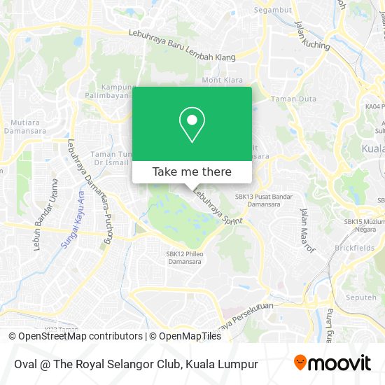 Oval @ The Royal Selangor Club map