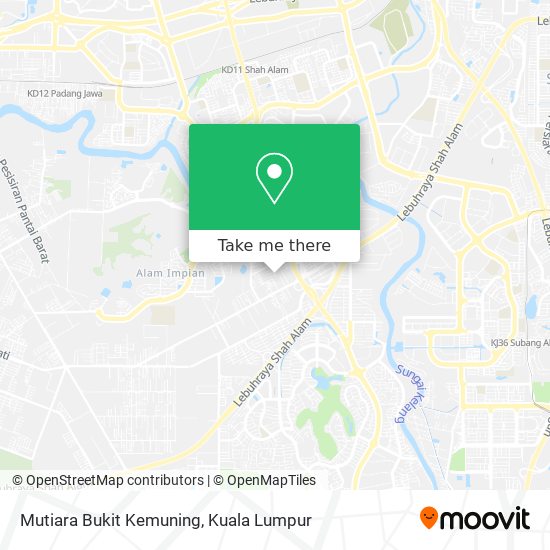 Mutiara Bukit Kemuning map