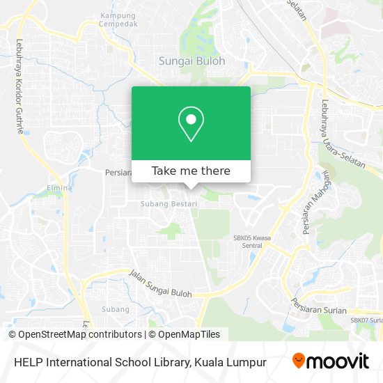 HELP International School Library map