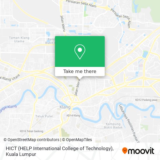 HICT (HELP International College of Technology) map