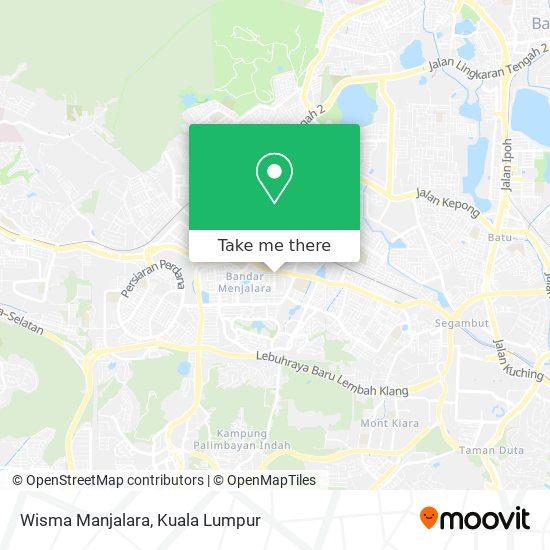 Wisma Manjalara map