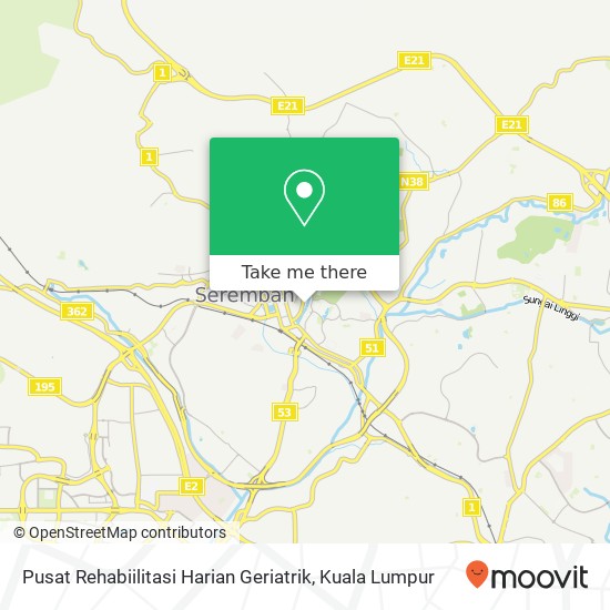 Pusat Rehabiilitasi Harian Geriatrik map