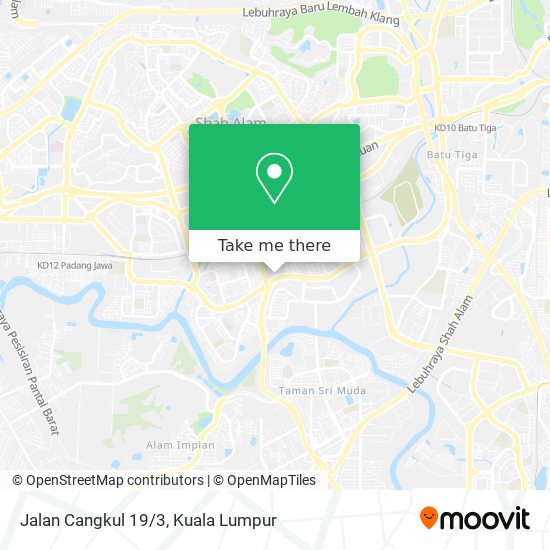 Jalan Cangkul 19/3 map