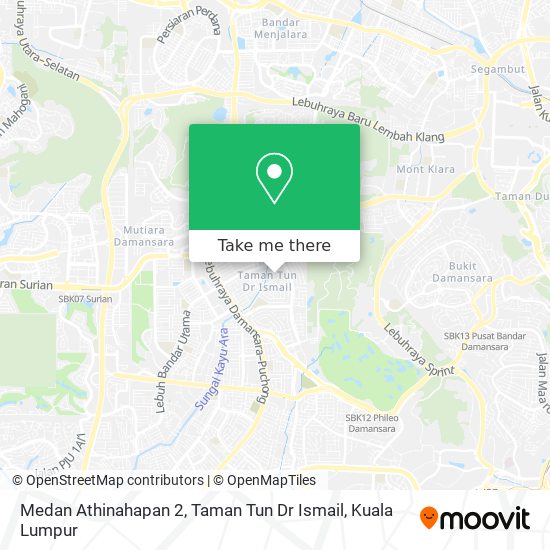 Peta Medan Athinahapan 2, Taman Tun Dr Ismail