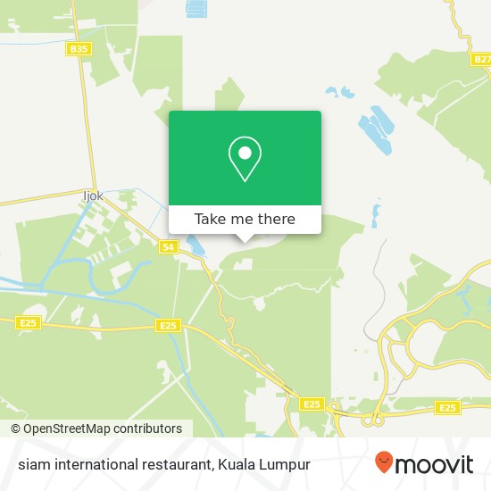 siam international restaurant map