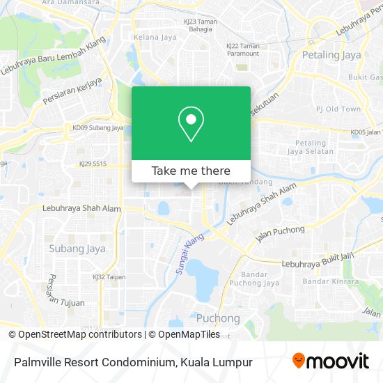 Palmville Resort Condominium map