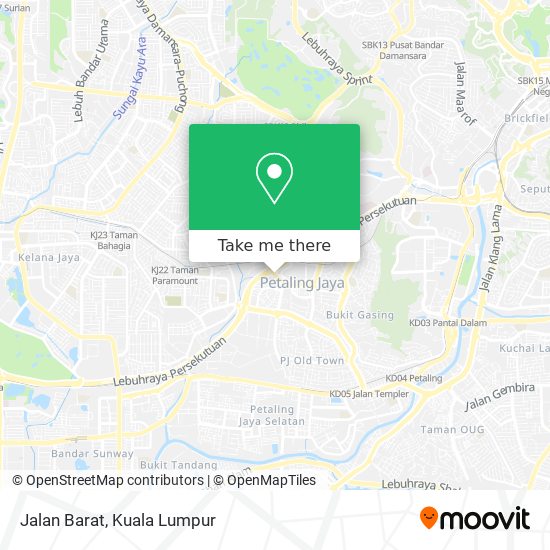 Jalan Barat map