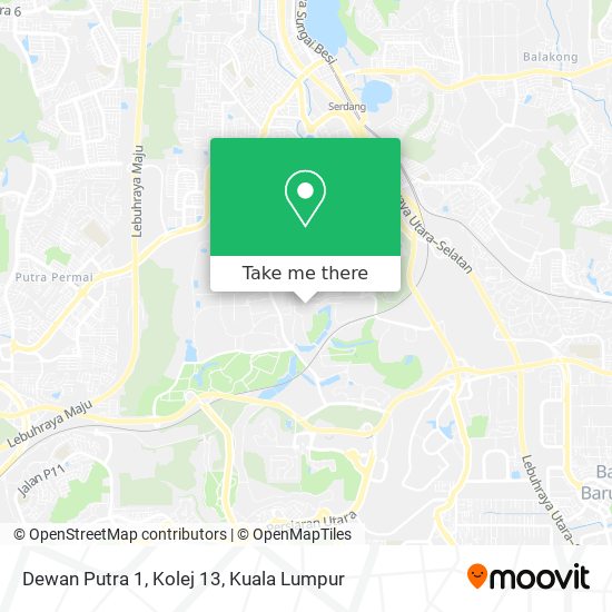 Peta Dewan Putra 1, Kolej 13