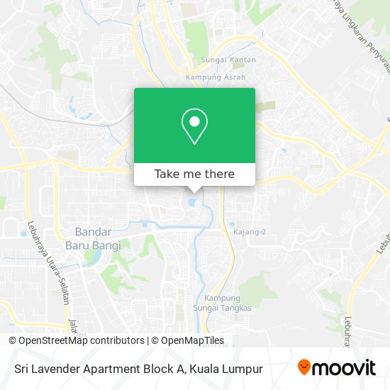 Sri Lavender Apartment Block A map