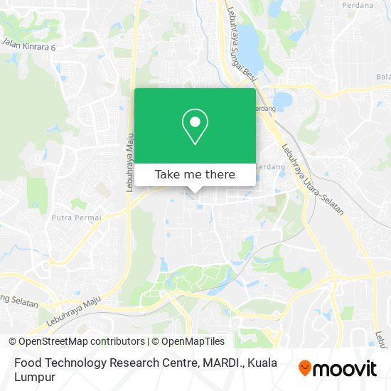 Peta Food Technology Research Centre, MARDI.