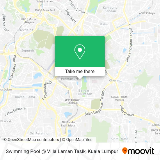 Swimming Pool @ Villa Laman Tasik map