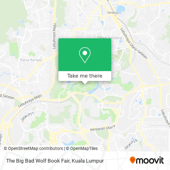 The Big Bad Wolf Book Fair map