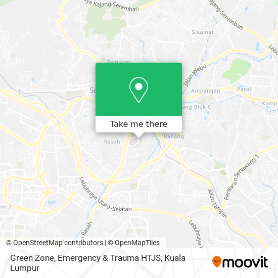 Green Zone, Emergency & Trauma HTJS map