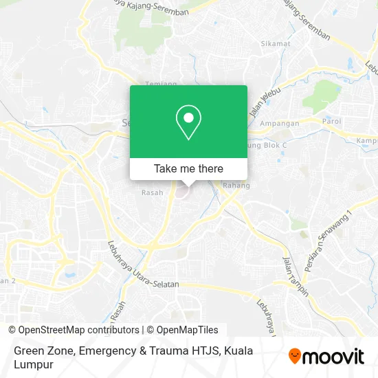 Green Zone, Emergency & Trauma HTJS map