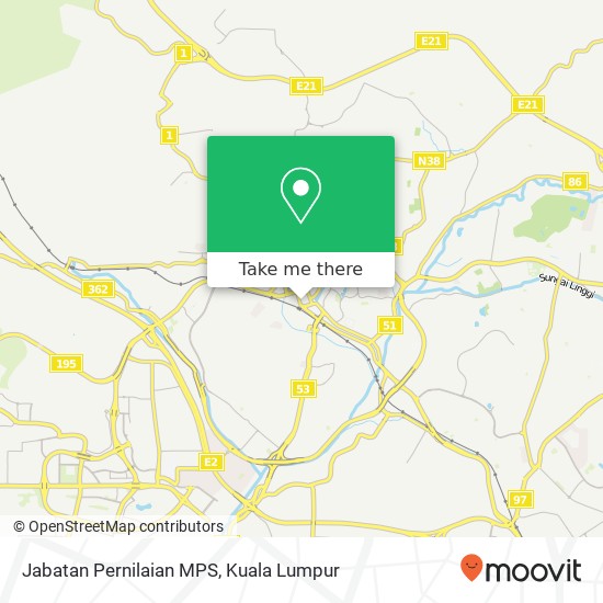 Jabatan Pernilaian MPS map