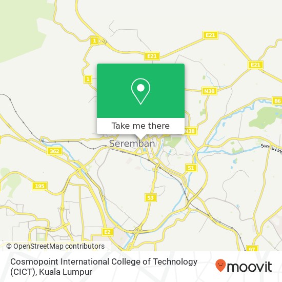 Cosmopoint International College of Technology (CICT) map