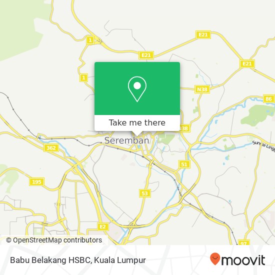 Babu Belakang HSBC map