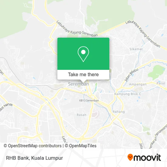RHB Bank map