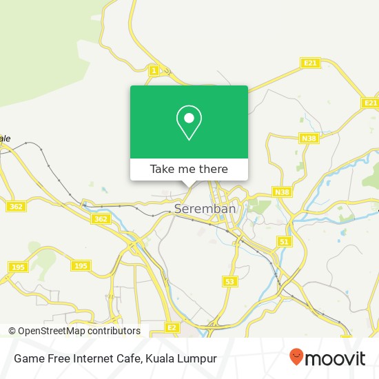 Game Free Internet Cafe map