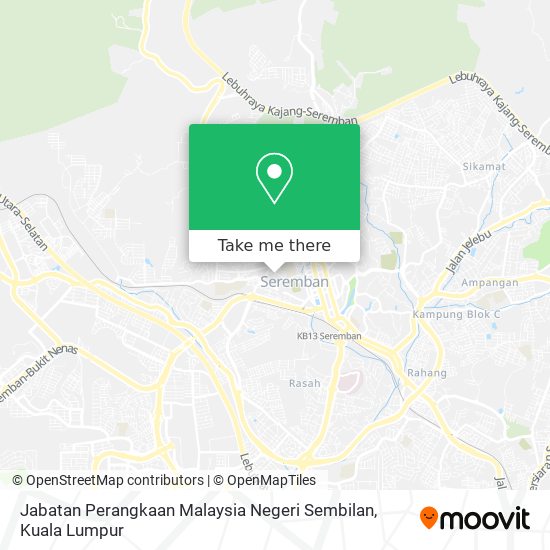 Jabatan Perangkaan Malaysia Negeri Sembilan map