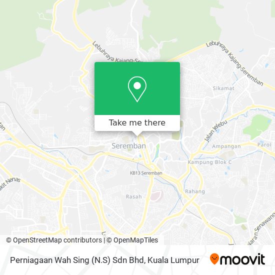 Peta Perniagaan Wah Sing (N.S) Sdn Bhd