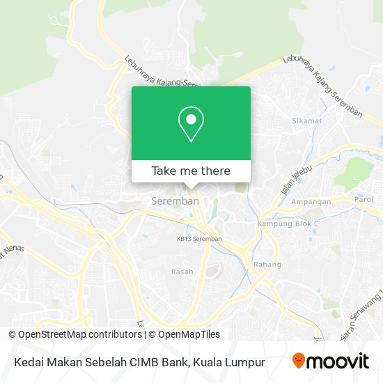 Kedai Makan Sebelah CIMB Bank map