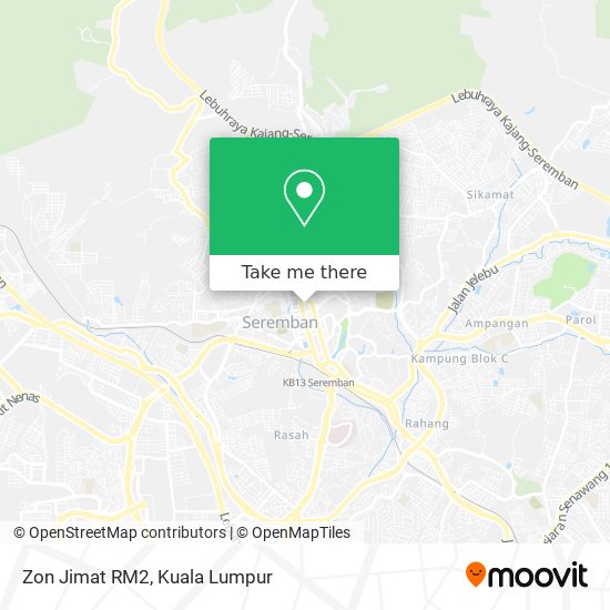 Zon Jimat RM2 map