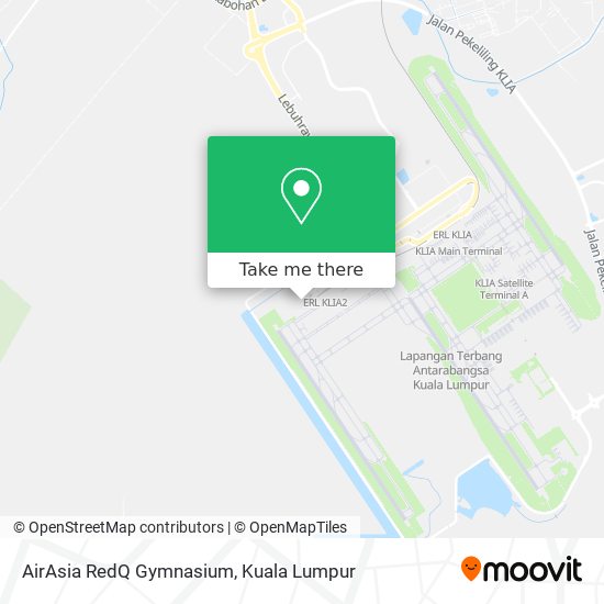 Peta AirAsia RedQ Gymnasium