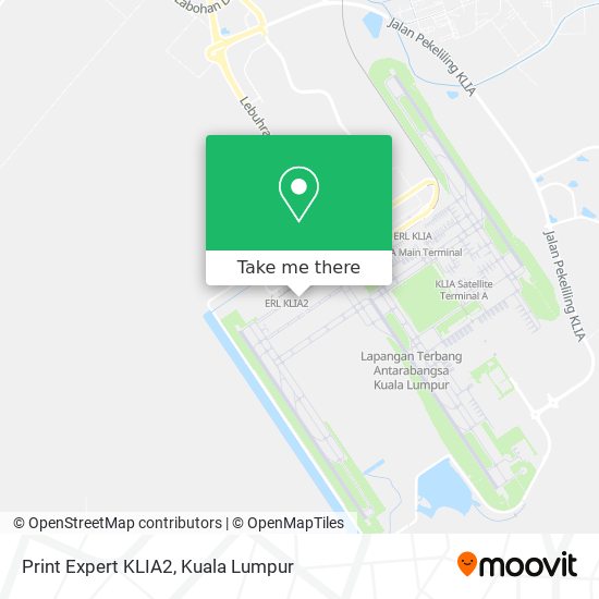 Print Expert KLIA2 map