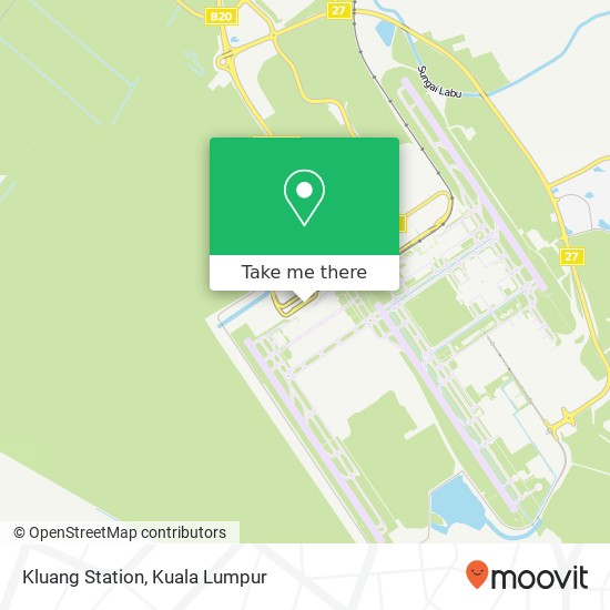 Kluang Station map
