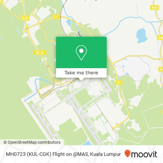 MH0723 (KUL-CGK) Flight on @MAS map