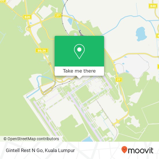 Gintell Rest N Go map