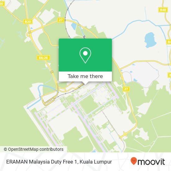 ERAMAN Malaysia Duty Free 1 map