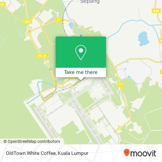 OldTown White Coffee map