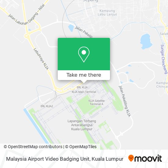 Malaysia Airport Video Badging Unit map