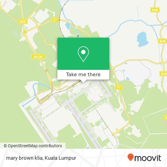 mary brown klia map