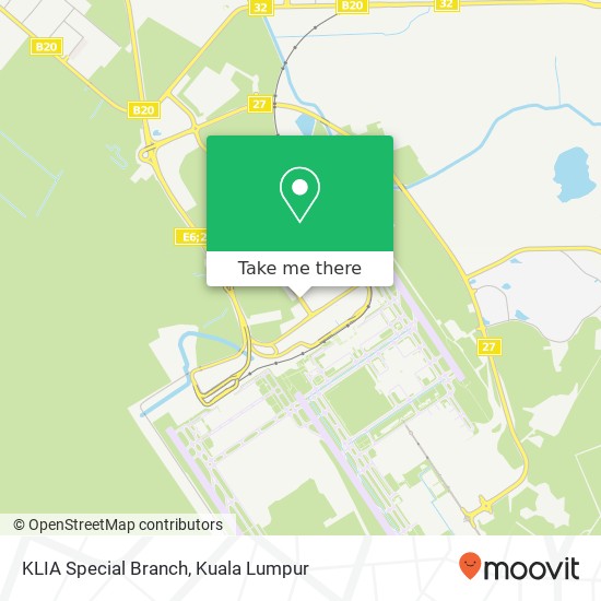 KLIA Special Branch map