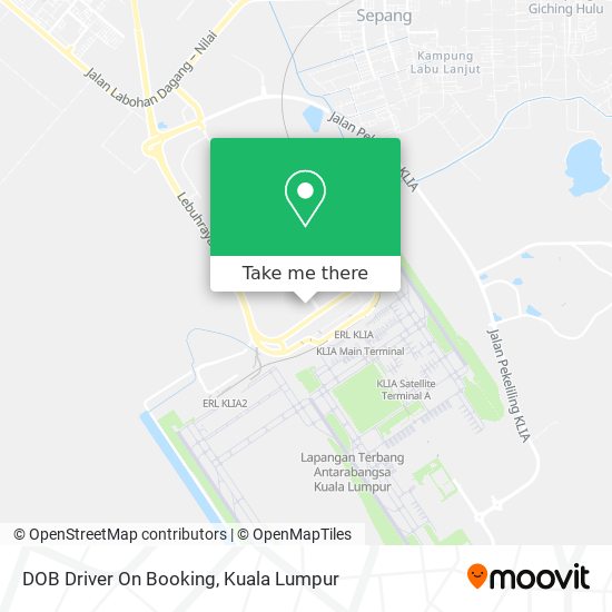 DOB Driver On Booking map