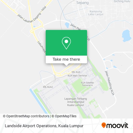 Landside Airport Operations map