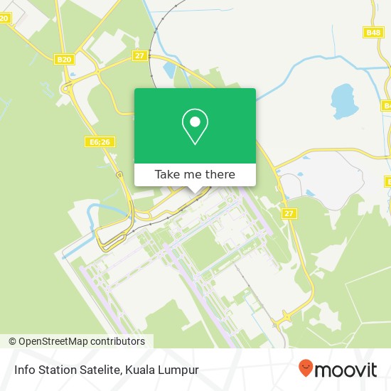Info Station Satelite map